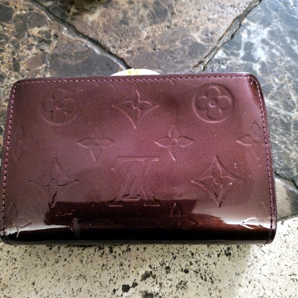 Louis Vuitton Bordeaux Kisslock Porte Monnaie Viennois Wallet Box & Dustbag - Picture 5 of 14